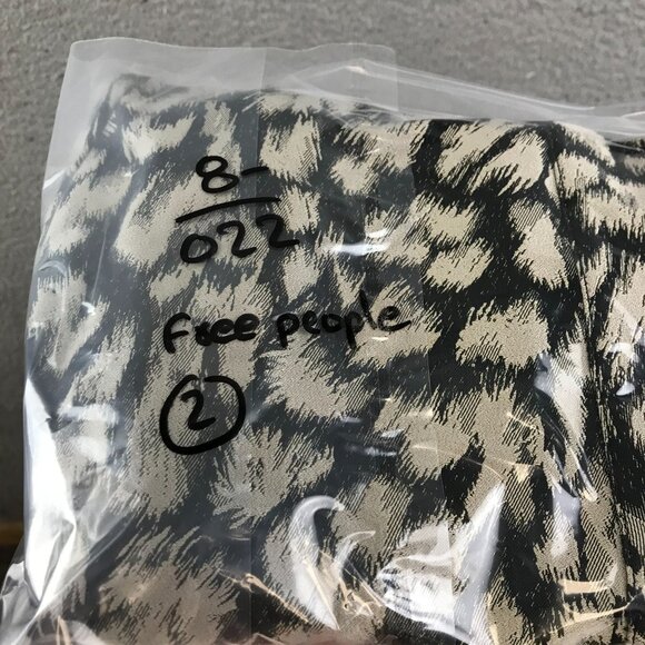 FREE PEOPLE CHRISSY ANIMAL PRINT MINI DRESS SIZE 2 - Picture 14 of 14